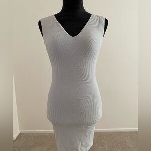 Elegant Gray Mini Dress